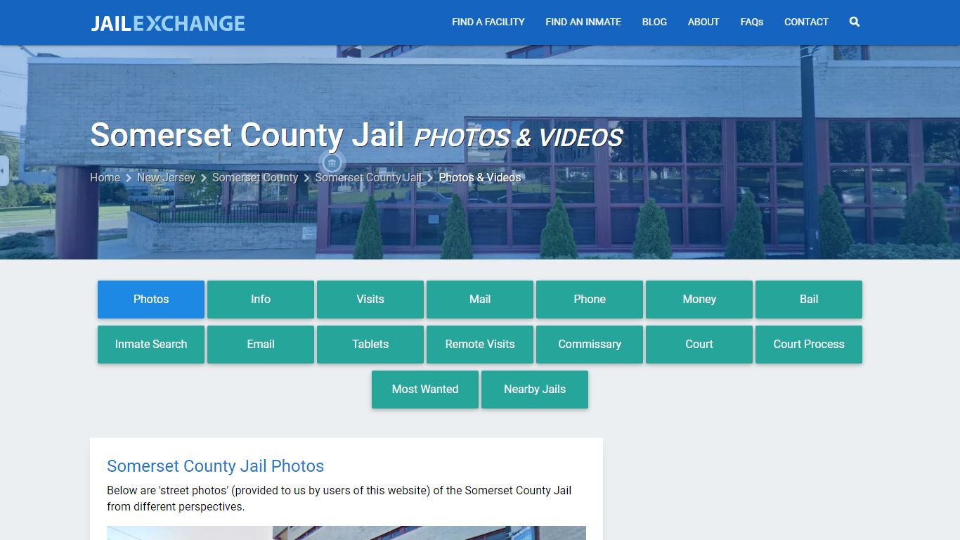 Photos & Videos - Somerset County Jail, NJ - Jail Exchange
